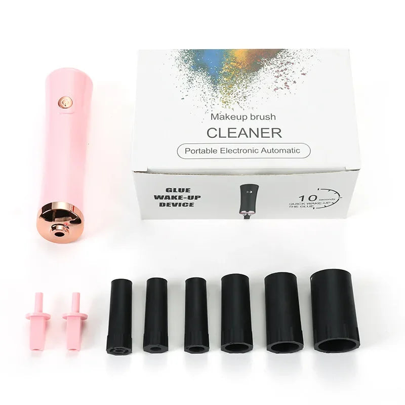 NEW Arrivals 9PCS Full Set Electric Eyelash Glue Shaker Wake-Up Device Nail Polish Tattoo Ink Pigment Lash Glue Shaking Machine Make-Up Tool