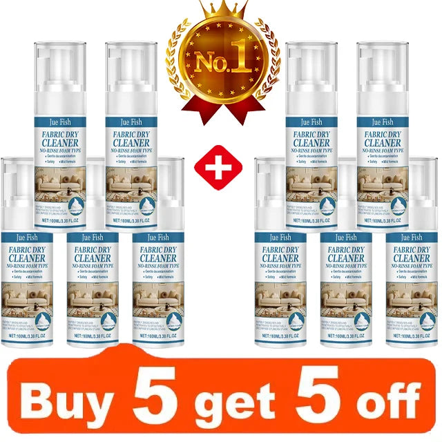 NEW Arrivals Buy 5 Get 5 Free Fabric Sofa Automotive Interior Multi Functional Cleaning Agent Suitable for Carpet Rugs Floor Mats Furniture Sofa Canvas Pillows Clothes Foam Sprayer