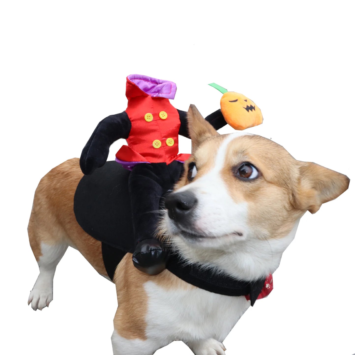 Halloween Dog Clothes Pet Costumes Clown Funny Role-Playing Costumes Dress Up Change Clothes.