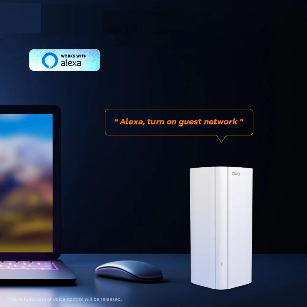 3 PCS Set 7000 SQ Ft NOVA Official AX3000 Wi-Fi6 Mesh System EX/MX12 Wireless Router Wi-Fi6 Mesh WI-FI Router Up to 7000 SQ .ft. Range Extender