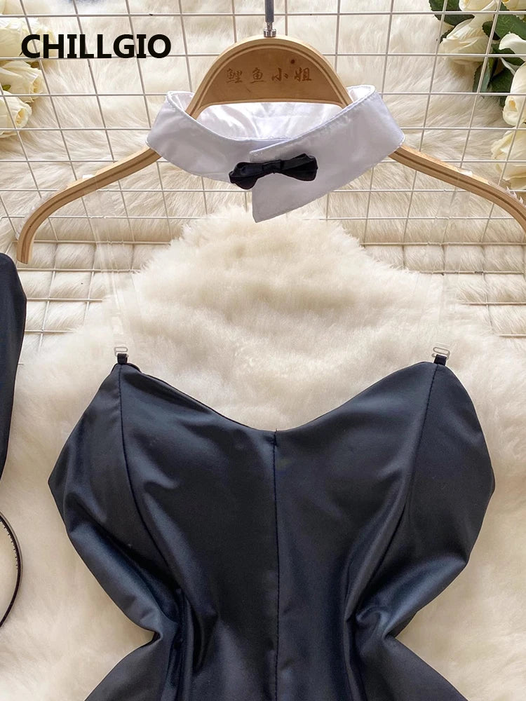 Playboy Bunny Set Women Sexy Bodycon Bodysuits Fashion Erotic Sleepwear Backless Catsuits Cute Rompers One Piece Combination Women Sexy Lingerie Fashion Clothing Supplies