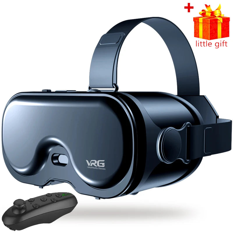 Top 1 Virtual Reality  Glasses 3D Headset Virtual Reality Devices Helmet Viar Lenses Goggle Eyewear Smartphone Cell Phone Smart  Game Controller Set + Mysterious Gift VR Google