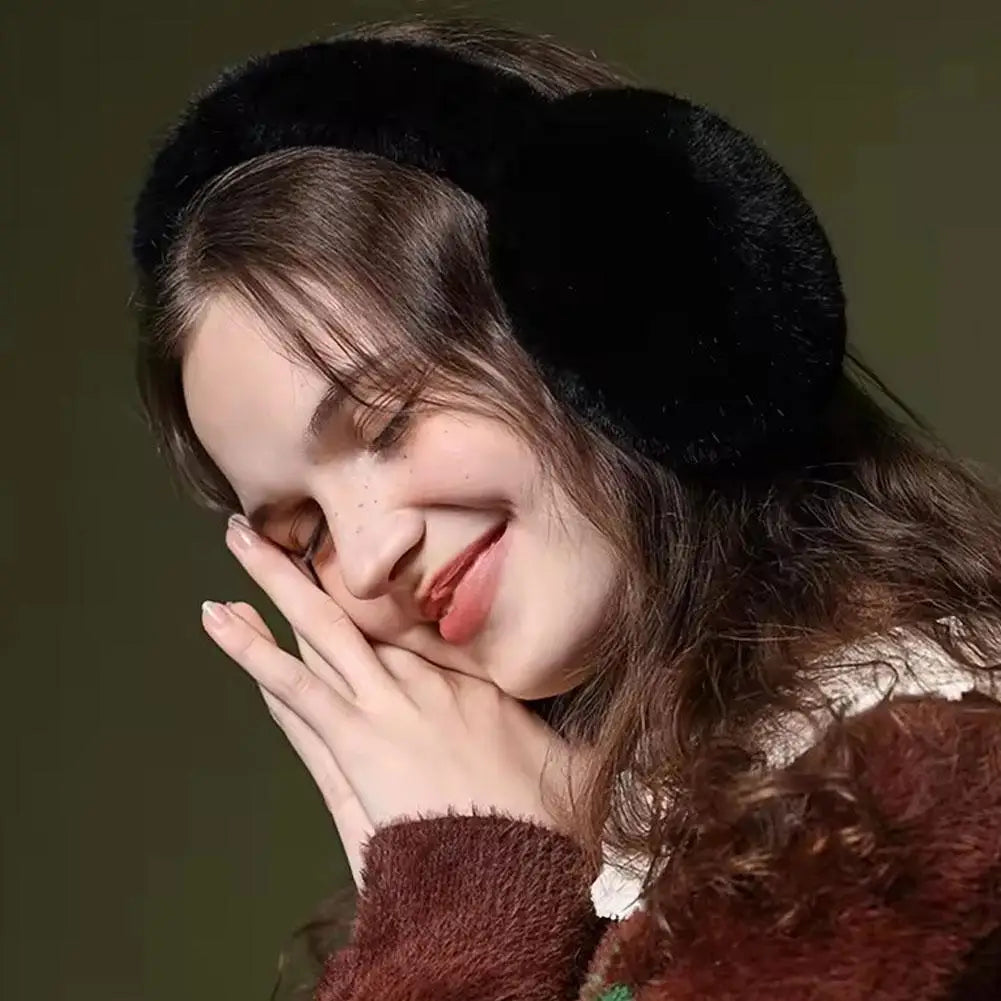 NEW Arrivals 5 Colors Solid Soft Plush Ear Keep Warmer Winter Earmuffs for Women Men Fashion Outdoor Earflap Protection Ear-Muffs Ear Cover