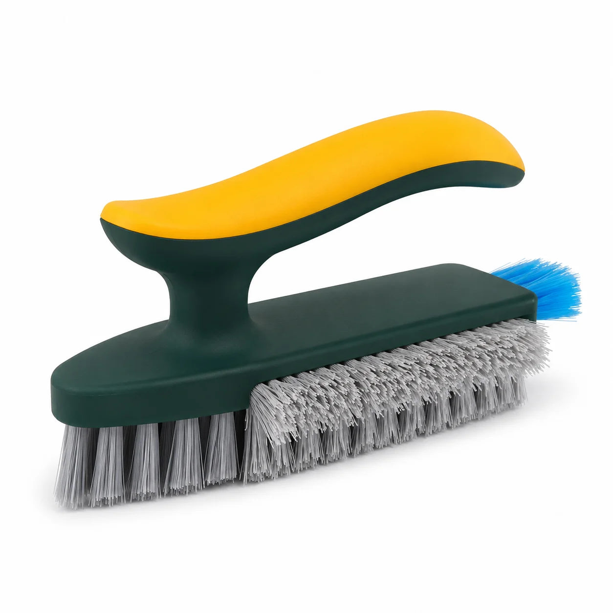 NEW 2 in 1 Hard Bristle Multi-Purpose Window Grooves Crevice Gap Scrubber Brush, Scraper for Tile Floors, Bathroom Corner Kitchen and Wall Gap Cleaning Tool