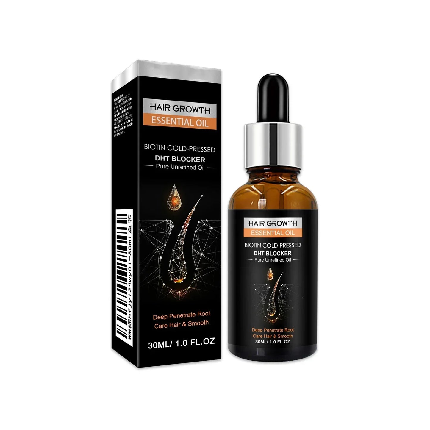 Buy 10 Get 12 Free Hair Growth Korean Oil, Biotin DHT Blocker Postpartum Loss Seborrheic, Dermatitis Anti-Loss Therapy Treatment Shampoo Boost Regrowth Increase Production of Shampoo