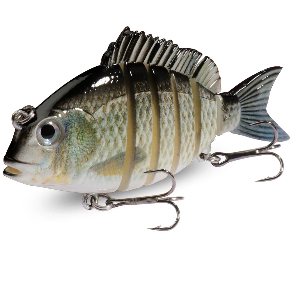 Swimbait Sinking Lure 16.5g 8cm Multi Joint Lure Slow Sinking Pencil Metal Joints VIB  Pike Treble Hooks Carp Fishing Tackle Hard Bait Fishing Accessories