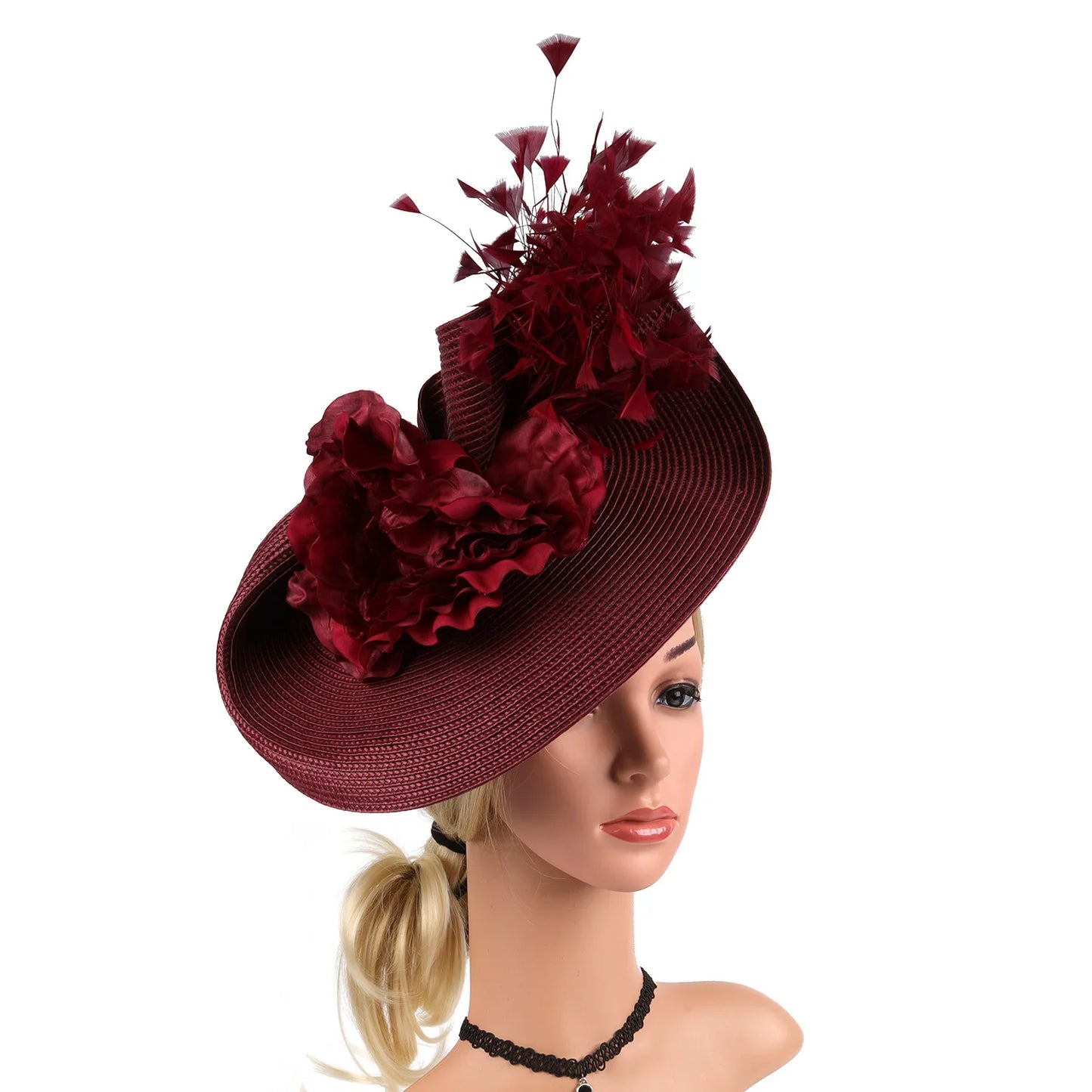 8 Colors Elegant Butterfly Flowers Fascinators Hat Women Tea Cocktail Party Millinery Derby Hat Fascinator Weddings Pillbox Hat Headband Luxury Headwear Ladies Apparel Accessories