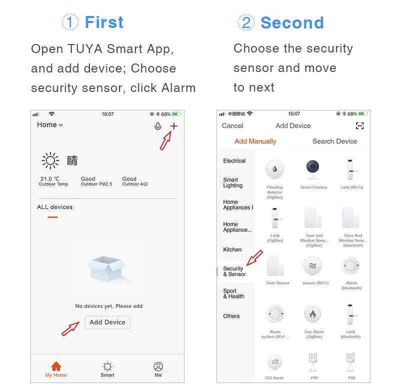 1/2/3/4//5 PCS Set Wi-Fi APP Control Remote Smoke Detector Wireless Photoelectric Sensor Fire Alarm Home Kitchen Hotels Business Mall Factory Security System Work with Smart Life Alert Sound Alarm