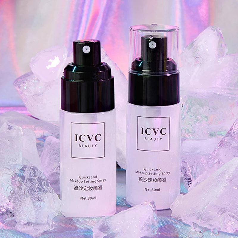 2PCS Set Professional Makeup Setting Spray, Oil-Control Fixation Spray Makeup, Long-Lasting, Natural Matte, Refreshing Cosmetics For Women