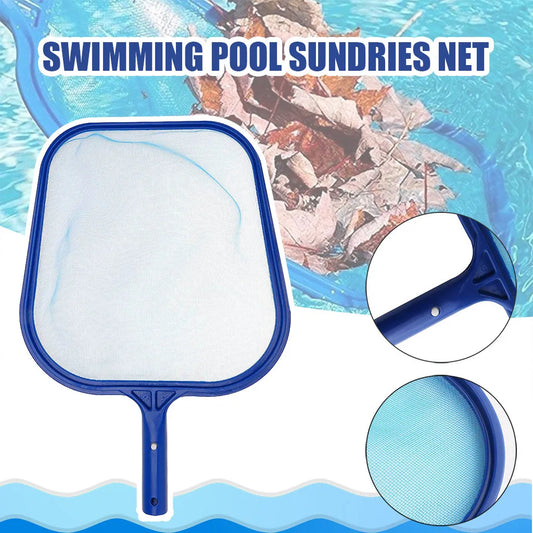 Tub Cleaner tool Professional Lightweight Mesh Frame Net Durable Blue Swimming Pool Spa Leaf Trash Net Skimmer Rake