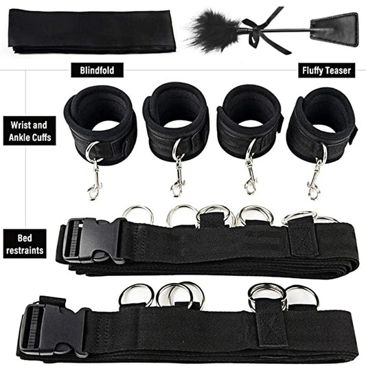 Adult Handcuffs and Shackles Fun Games Bondage Suits Bondage Belts Leg-opening Sex Toys Couple Sex Games Sex Accessories Sex Toy