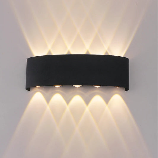 NEW Arrivals LED Wall Mounted Lamp Indoor Up and Down Interior Wall Light Bedroom Living Room Corridor Outdoor Garden Courtyard Pathway  Lighting Home Decor