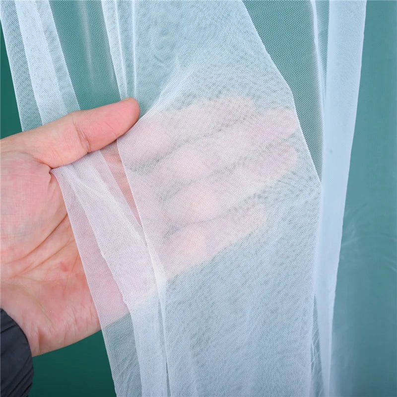 2 Panel 10x10FT White Backdrop Curtains With Lights for Party Wedding Arch Wrinkle Free Photo Background Baby Shower Decorations