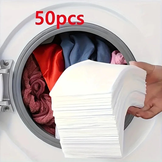 NEW Arrivals 50Color Dye-Resistant Cloth for Laundry, No Chemical Composition, Mixed Laundry Anti-Penetration and Fade Protection, Universal Washing Accessories