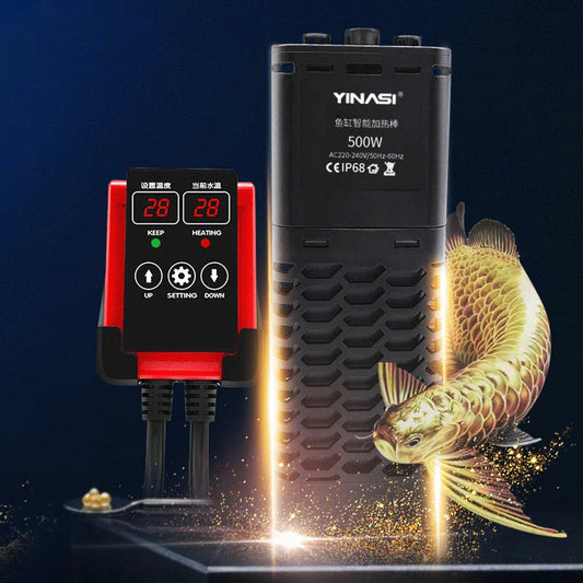 1200W Fish Tank Heater Aquarium Temperature Controller LED Digital Display Heating Rod Constant Temperature Accessories