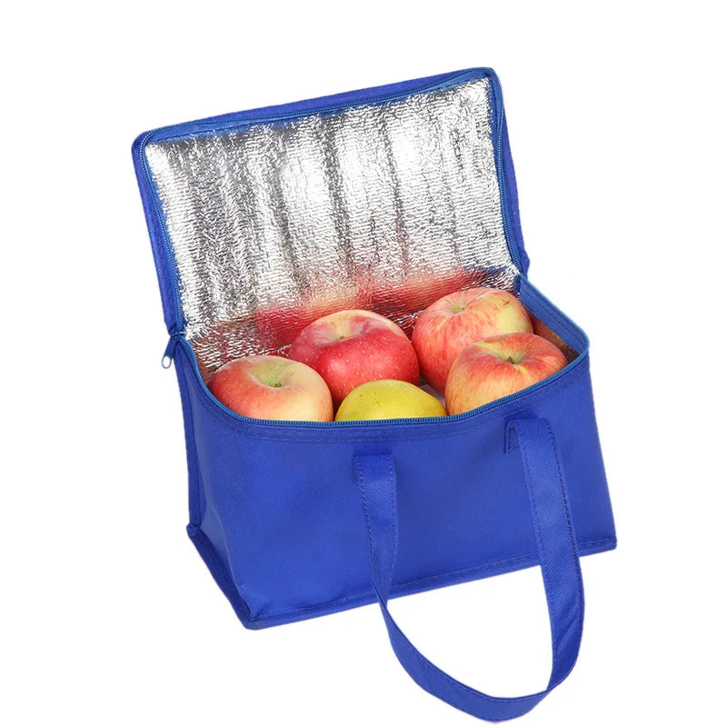 NEW 4 Colors Portable Lunch Cooler  Beer Delivery Bag Folding Insulation Picnic Ice Pack Food Tote Thermal Bag Drink Carrier Insulated Bags Outdoor Travel BBQ Picnic Accessories Camping Supplies