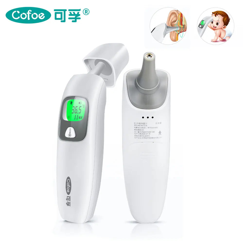 NEW Arrivals 2 in 1 Digital Forehead Thermometer Ear Non-Contact Medical Thermometer Baby/Adult Temperature Measure Home Medical Accessories Health Care Products