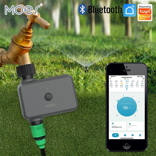 TUYA App Smart Bluetooth Garden Watering Valve Irrigation Timers Remote Controller Filter Washable Programmable Timed Sprinkler