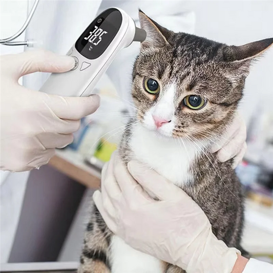 NEW A04G-Dogs Cats Horses Ear Thermometer Animal Thermometer Non-Contact Electronic For Home And Clinic Vet Accessories Pets Heath Care Supplies