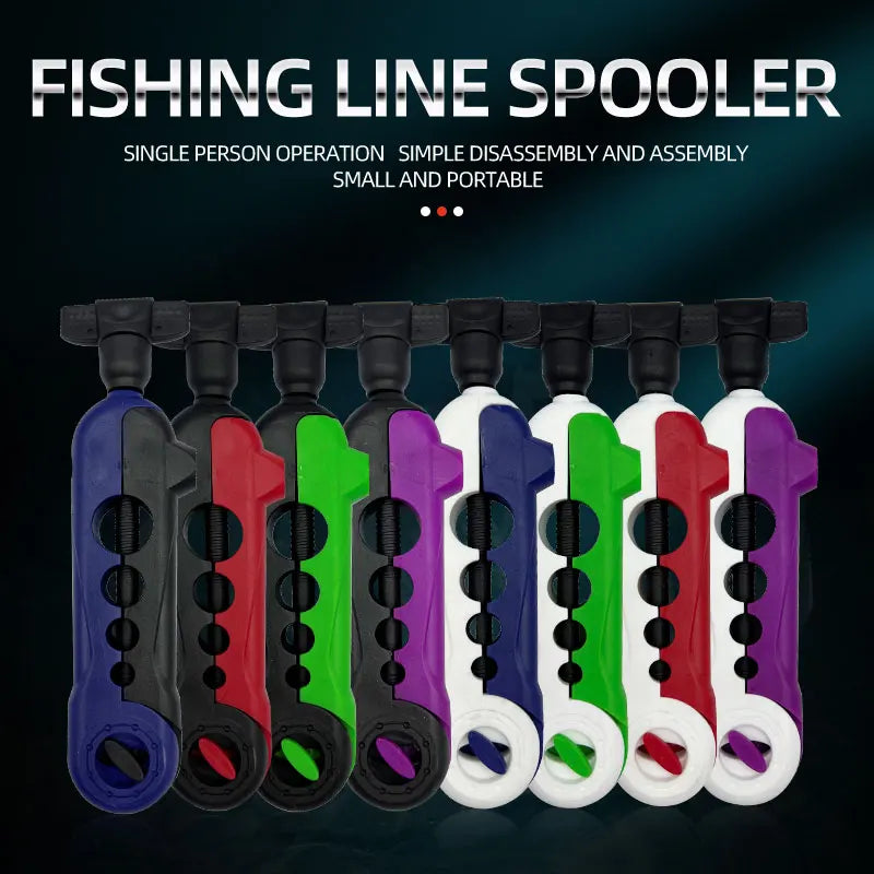 Fishing Line Winder Portable Baitcasting Spinning Reel Line Spooler Machine ABS Spooling Carp Fishing Winding Tools
