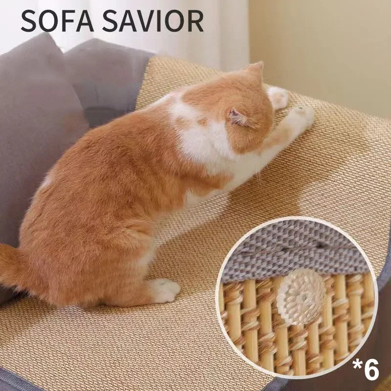 Anti Cat Scratch Sofa Protection Artifact Cat Scratch Board Pad Cats Paws Sharpen Mats Send Nail Fixed Paw Toys