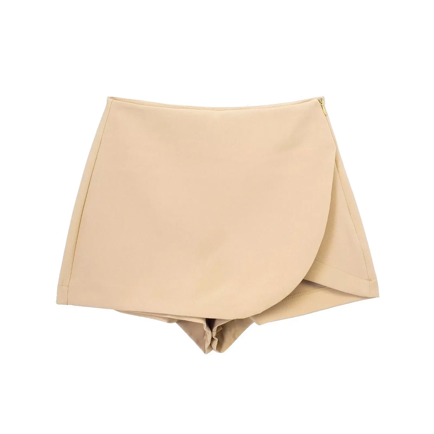 UK Size 7 Colors Women's Sexy Mini Skirt High Waist Brown Skirt Pants Stylish Summer Pink Black Mini Skirt Shorts Asymmetric Casual Off White Skirt