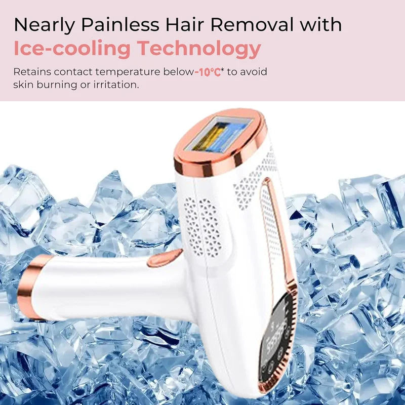NEW Arrivals Women Permanent Laser Hair Removal Bikini Women's =10 Ice Cooling For Maximum Protection IPL Depilators Shaver Facial Hair Cutting Machine Men's Razor to Remove Hair Trimmer Hair Care Supplies