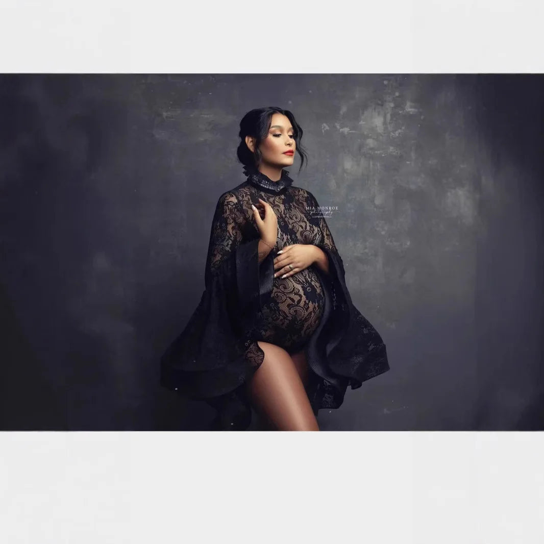 New Lace European and American Women's Clothing Maternity Photography Photo Jumpsuit One Size Fits All