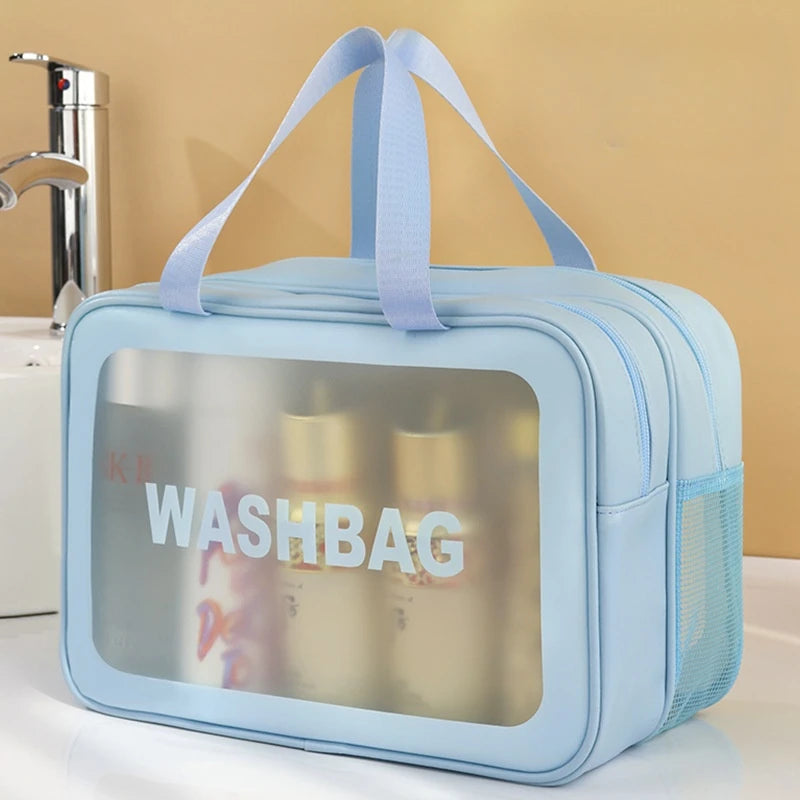 Wet-Dry Separation Make-Up  Bag Portable Toiletry Bag  Travel Essentials Large Capacity Storage Bag Fitness Swimming Essentials