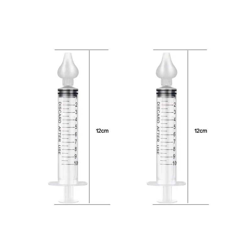4 PCS Set Home Needle Tube Nasal Aspirator Baby Infant Kids Nose Snot Booger Irrigator Mucus Snivel Cleaner Rhinitis Syringe Washer Babies Health Care Supplies