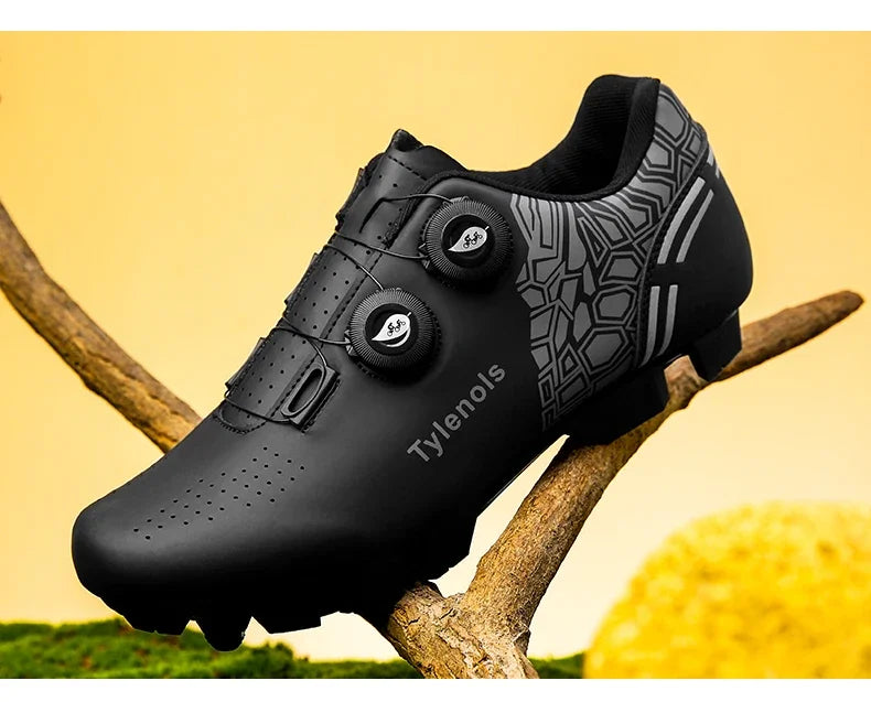 NEW 37-47 Size Blue/Black/Pink Color Professional Women's Cycling Speed MTB Shoes Women Men's Cycling Sneakers Road Mountain Bike Racing Shoes