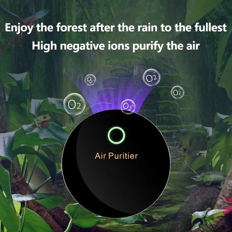 Midea New Car 15 Million Negative Ion Air Purifier Purification Portable USB Oxygen Cleaner Ozone Generator For Home Car Deodorant