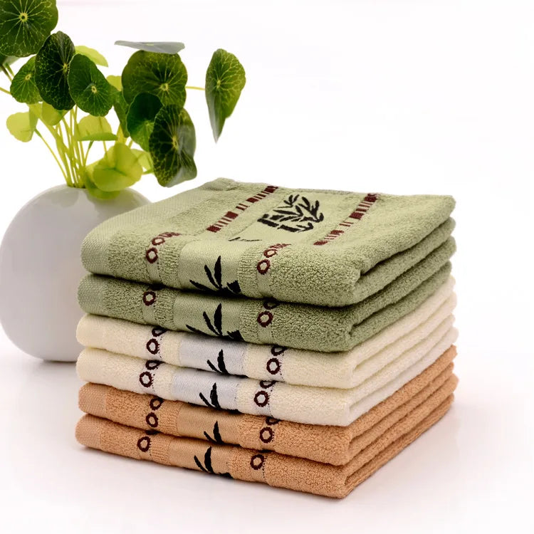 NEW 4-6 PCS Set 100% Bamboo Fiber Towels Sets Home Bath Towels Adults Face Towel Thick Absorbent Luxury Bathroom Towels Seaside Beach Shower Bathroom Hotel Towels
