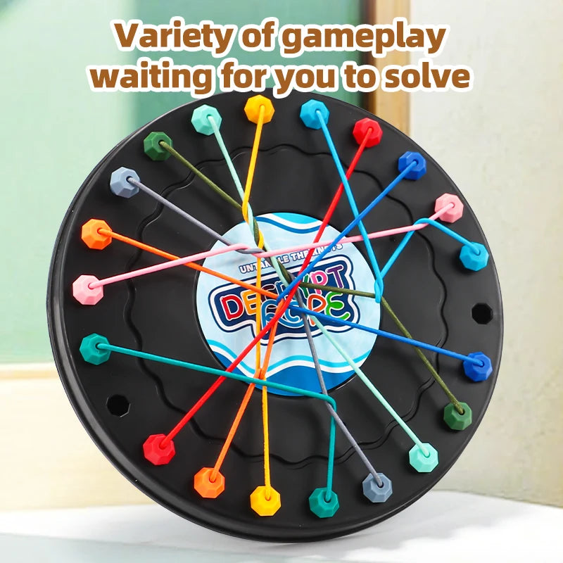 NEW Rope Breaking Battle Challenge Puzzle Toy Knot Toy Children's Rope Decoding Game Logic Training
