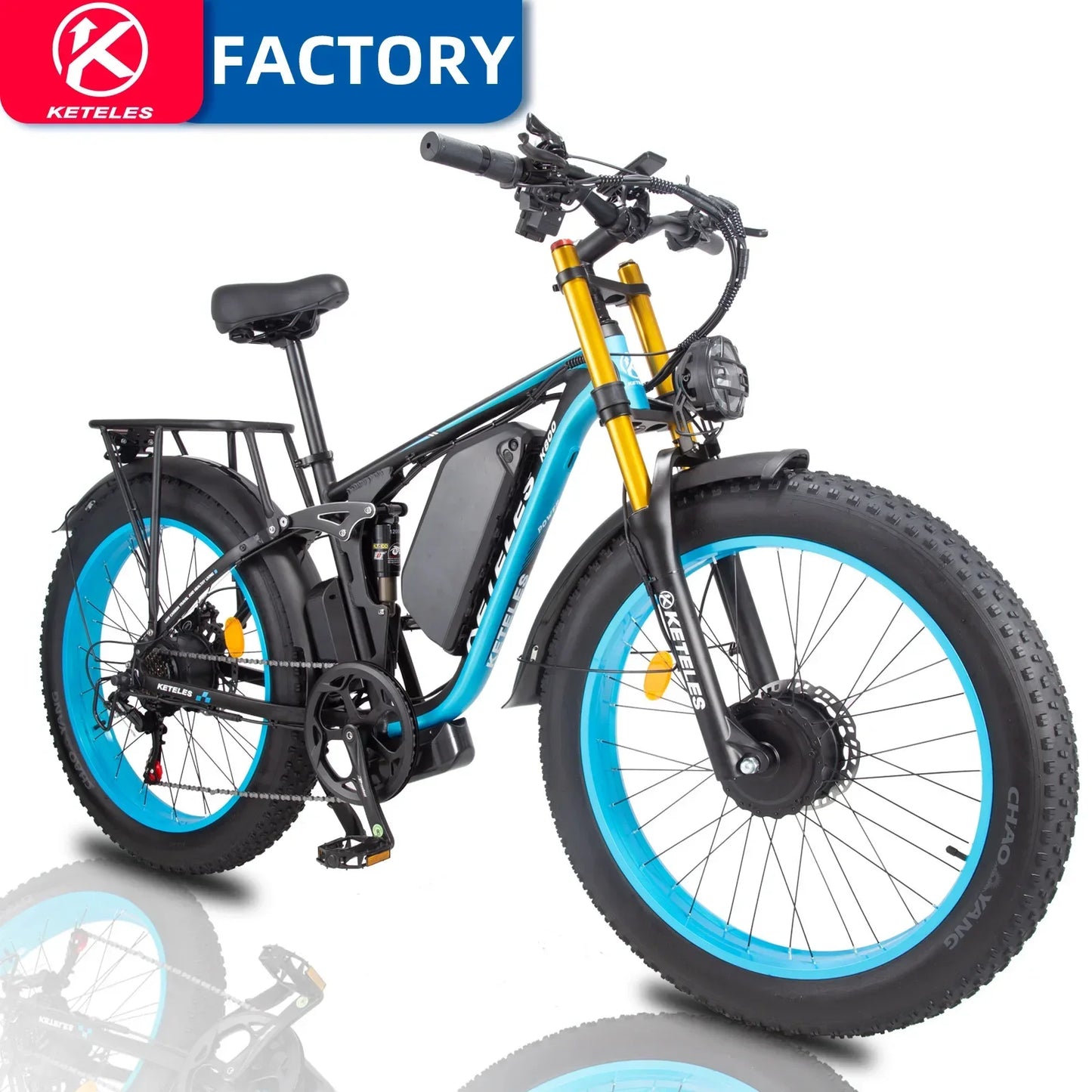 Motorcycle for Adult 2000W Dual Motor 48V 23AH Fat Tire Hydraulic Brake Soft Tail Frame Hydraulic Big Front Fork E-Bike