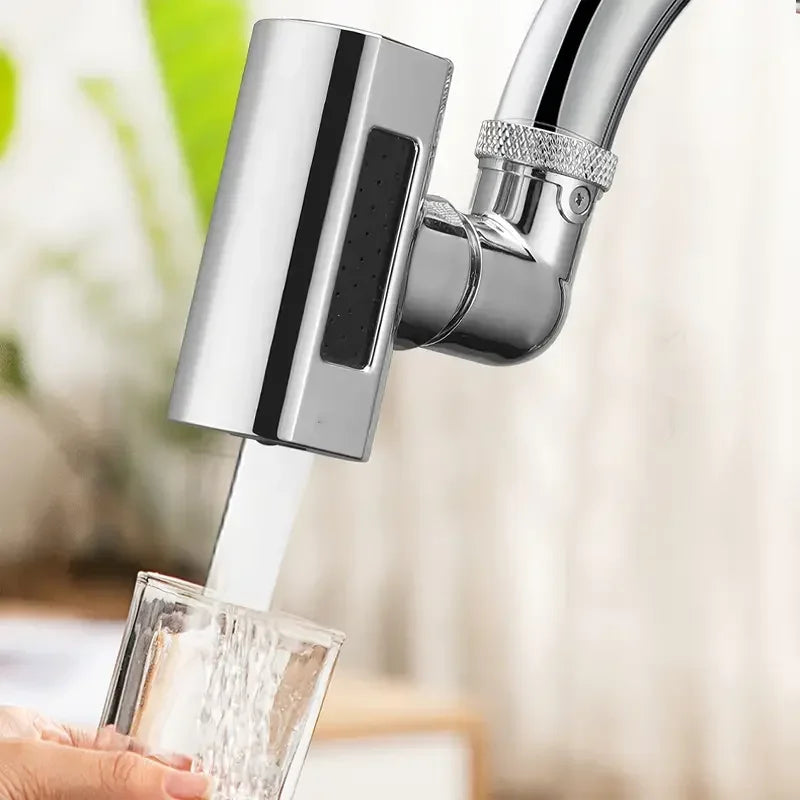 Small Flying Rain Faucet Kitchen Vegetable Washing Shower Faucet Four-Speed Rotating Dishwashing Spout Faucet Waterfall Aerator