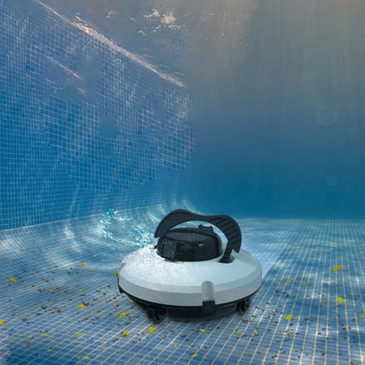 NEW Automatic Vacuum Pool Robot Cleaner UK/EU/AUS/USA Cordless IPX8 Waterproof Dual-Motor Strong Suction Self-Parking 120Mins Runtime Home Swimming Water Pool Cleaning Supplies