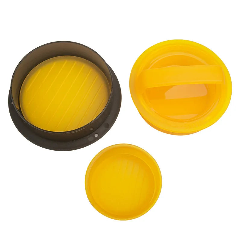 NEW Set Food-Grade Round Hamburger Burger Meat Tenderizing Press Beef Grill Burger Helper Press Cutlets Patty Maker Mold Patty 100 Papers Kitchen Tools Set