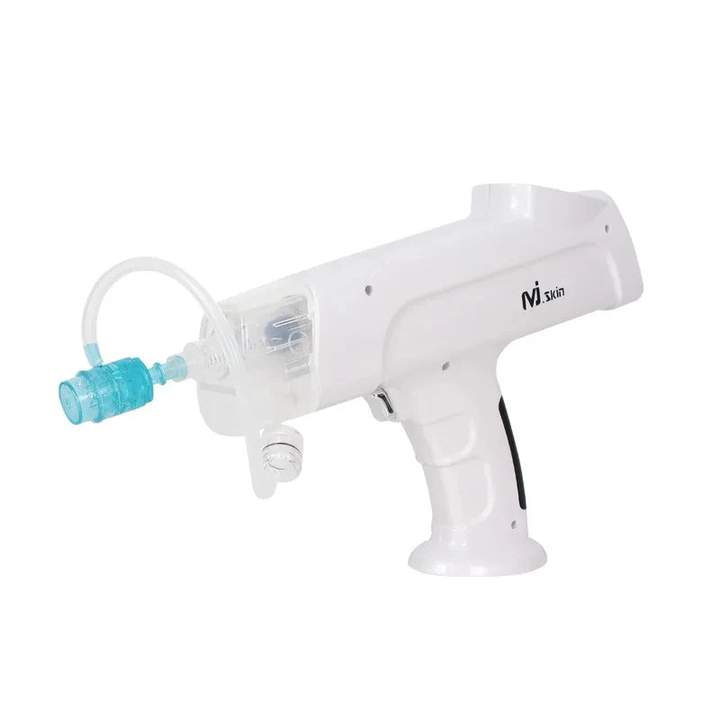 MJ Skin Care Mesotherapy Hyaluronic Injection Electric Gun Hydra Injector Device for Skin Booster Hydration Rejuvenation Wrinkle Removal Whitening Moisture Device UK/EU/AU/US Plug Women Beauty Salon Accessories Skin Care Supp
