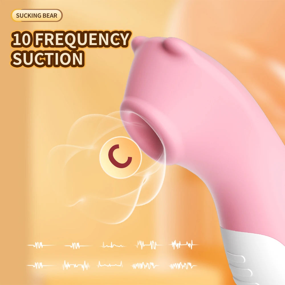 Clit Sucking Vibrator 10 Speed Vibrating Sucker Oral Suction Nipple Clitoris Stimulator Sex Toys For Women Masturbator Products