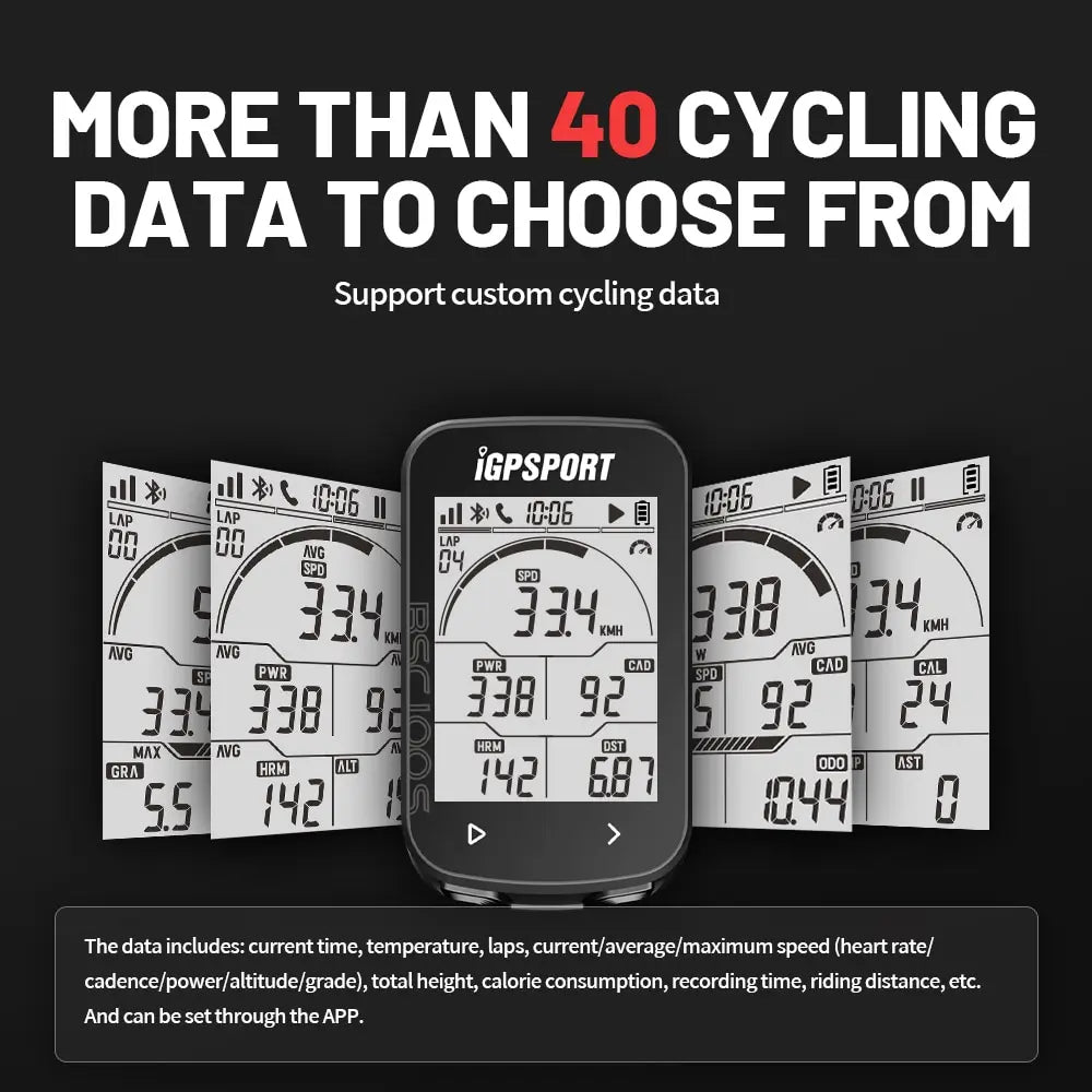 GPS Bike Computer SPORT BSC100S Cycle Wireless Speedometer Bicycle Digital Stopwatch Cycling Odometer Cycling Computer