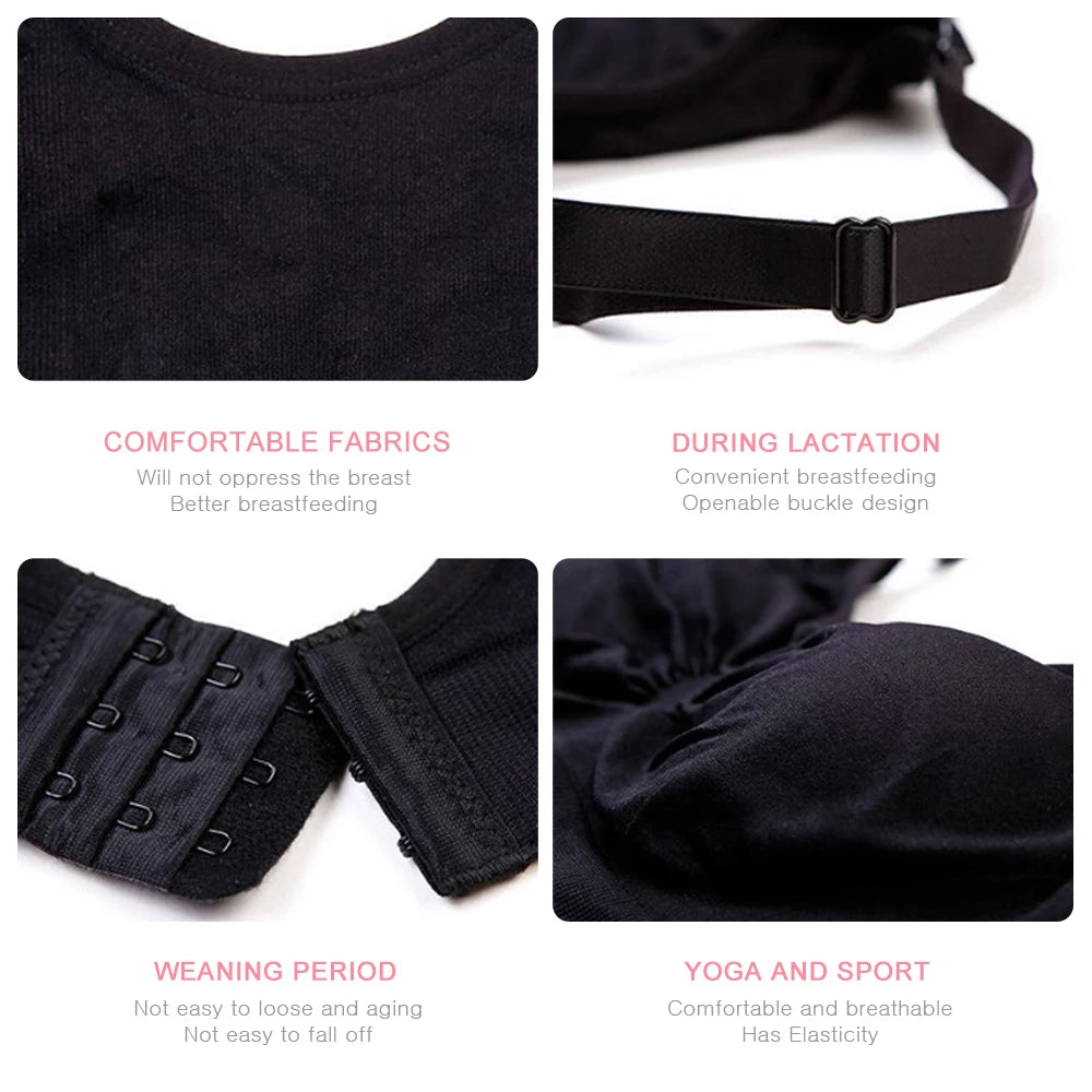 NEW Arrivals Maternity Bra Cotton Bra for Nursing Push Up Hands Free Breast Pump Maternity Breast Feeding Bra Women Underwear Clothing