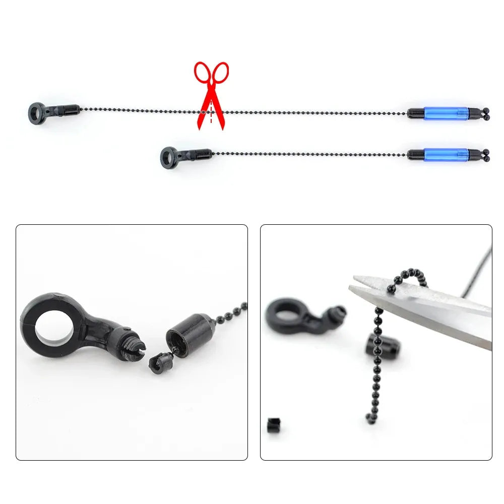 Carp Fishing Soft Chain Swinging Device Durable Hanger Swinger Fish Tools Accessories Fishing Pliers Bite Signal Alarm