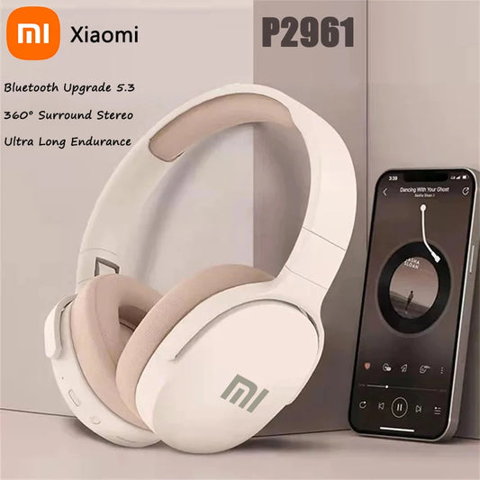 Xiaomi Original P2961 Wireless Headphones Bluetooth 5.3 Earphones For Samsung iPhone Stereo Sound HiFi Headset Game Earbuds With Microphone Electronics Sports Supplies