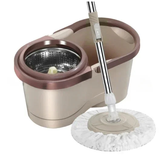 NEW HOT Automatic Spin Mop, Rotating Mop /3pcs Mop Replacement Head, Clean Microfiber Tow Bucket Lazy Magic Mop Bucket.