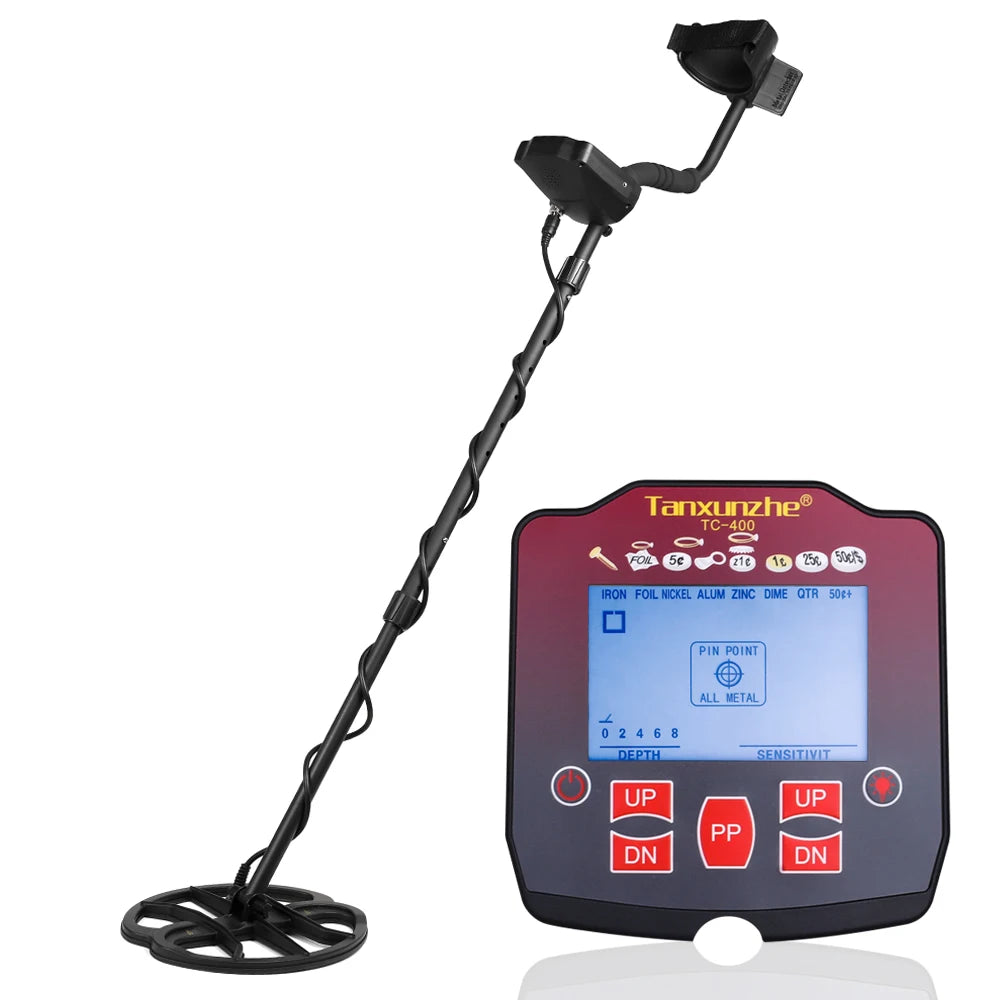 NEW!!!! Professional  Underground 2m Depth TC-400 Metal Detector Gold Detectors Treasure Hunter Detector Circuit Metals High Sensitivity Waterproof