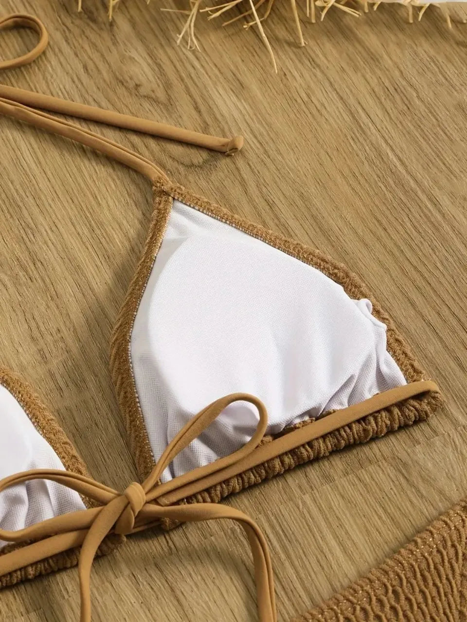 4 PCS Set White/Black/Coffee/Red Color Halter Bikinis Suit Mesh Cover Up Swimwear Female Long Sleeve Solid Swimsuit Women Bathing Swimming Suit Beachwear