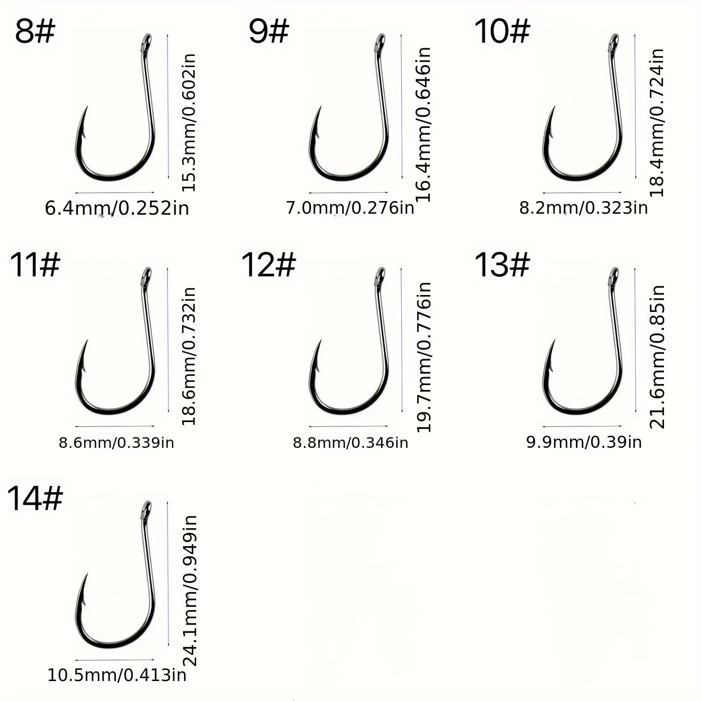 10 PCS Set 25cm Monster Fishing Hook Set Float Fishing Grouper Hooks Explosive Hooks Water Mine Fishing Catcher Bait Cage Fishing Accessories Tools Set
