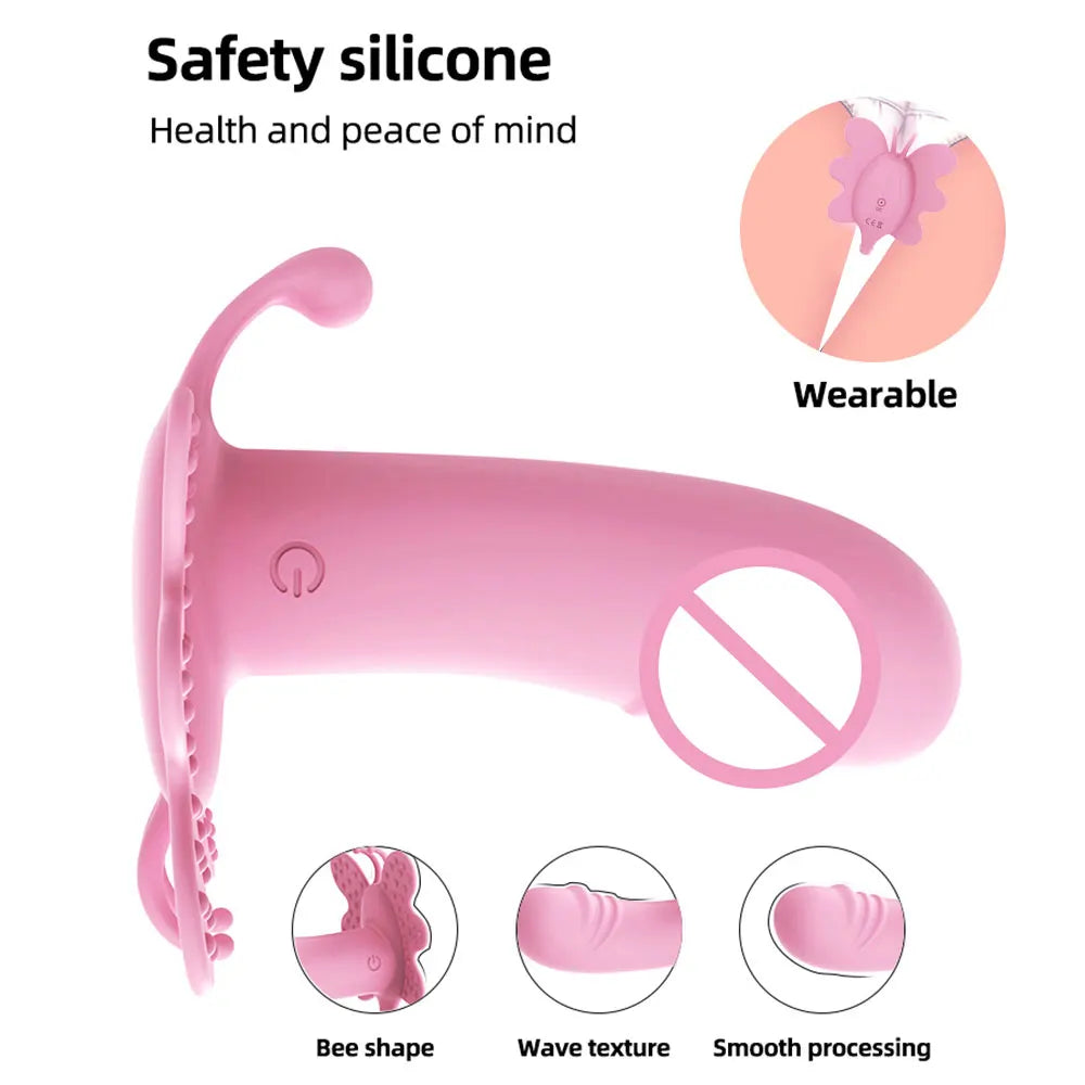 Powerful Wearable Remote Control Vibrator 10 Vibration Frequencies Wireless Panties Dildo Vibrator for Women G Spot Clitoris Stimulator Vagina Massage Erotic Sex Toys Accessories