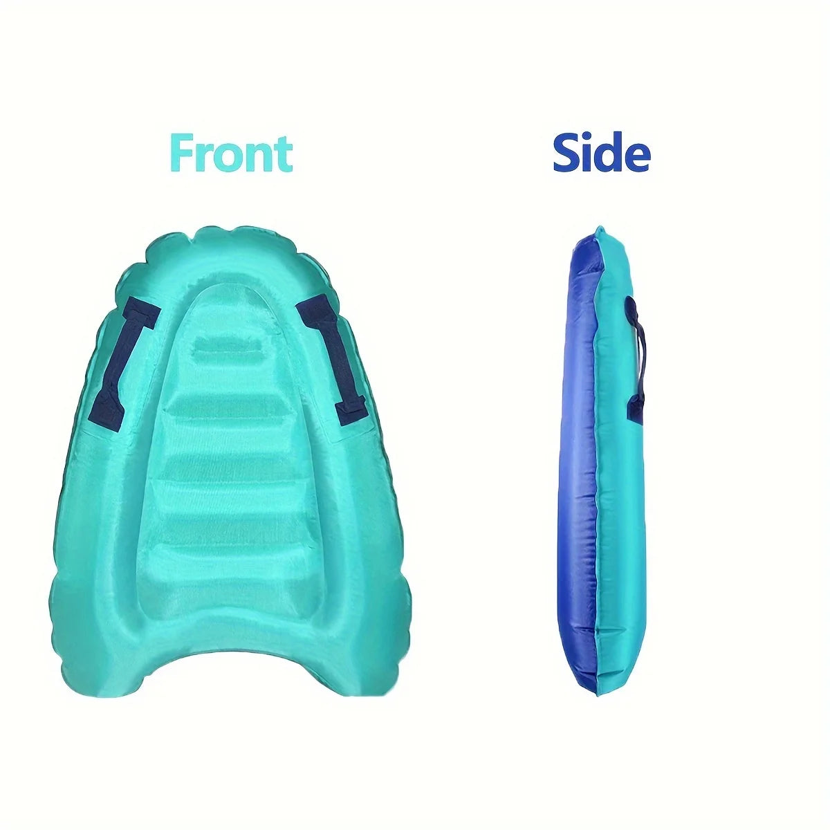 NEW Arrivals Inflatable Surfboard with Handle, Floating Swimming Board, Light and Portable, Suitable Surf Training Board Summer Beach Surfing Accessories Swimming Supplies
